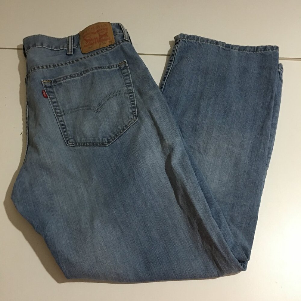 Levi's 559 Relaxed Straight Mens Jeans Size 38x30 Light Wash